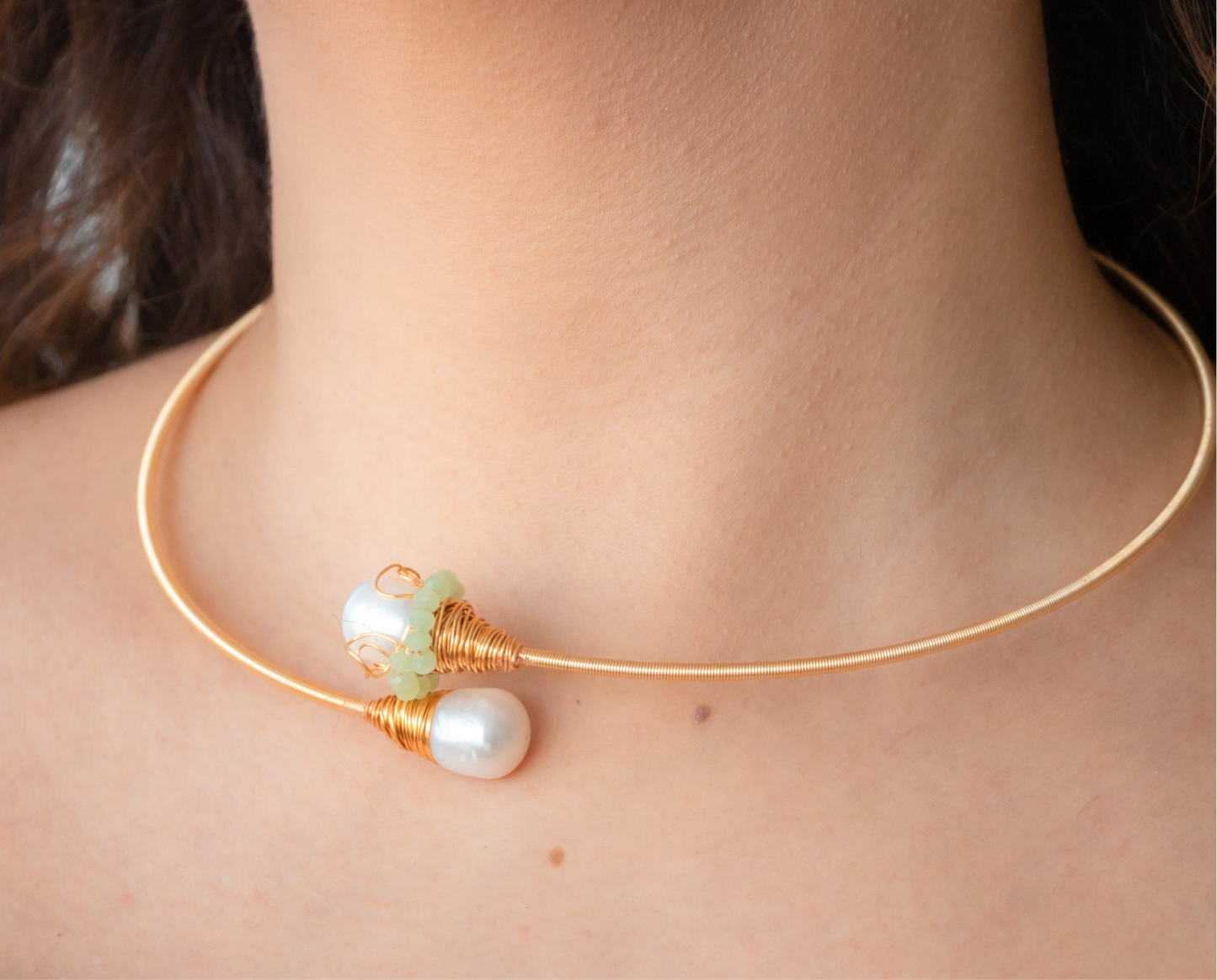 Chocker brass ball