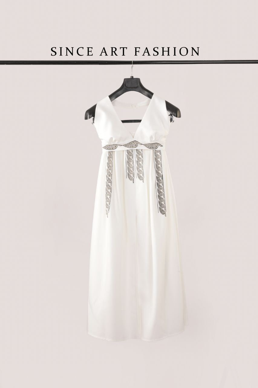 White maxi set