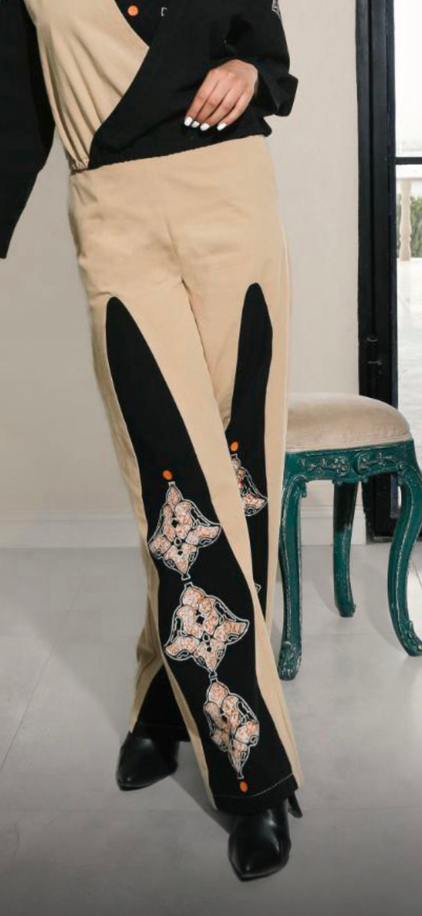 Hand-painted Trousers(Goldasteh)