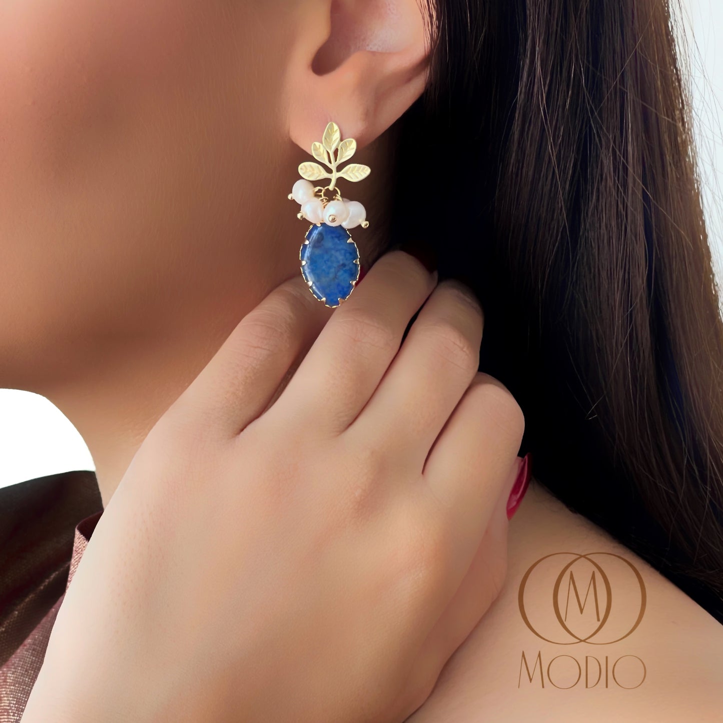 Lapiz lazuli earrings