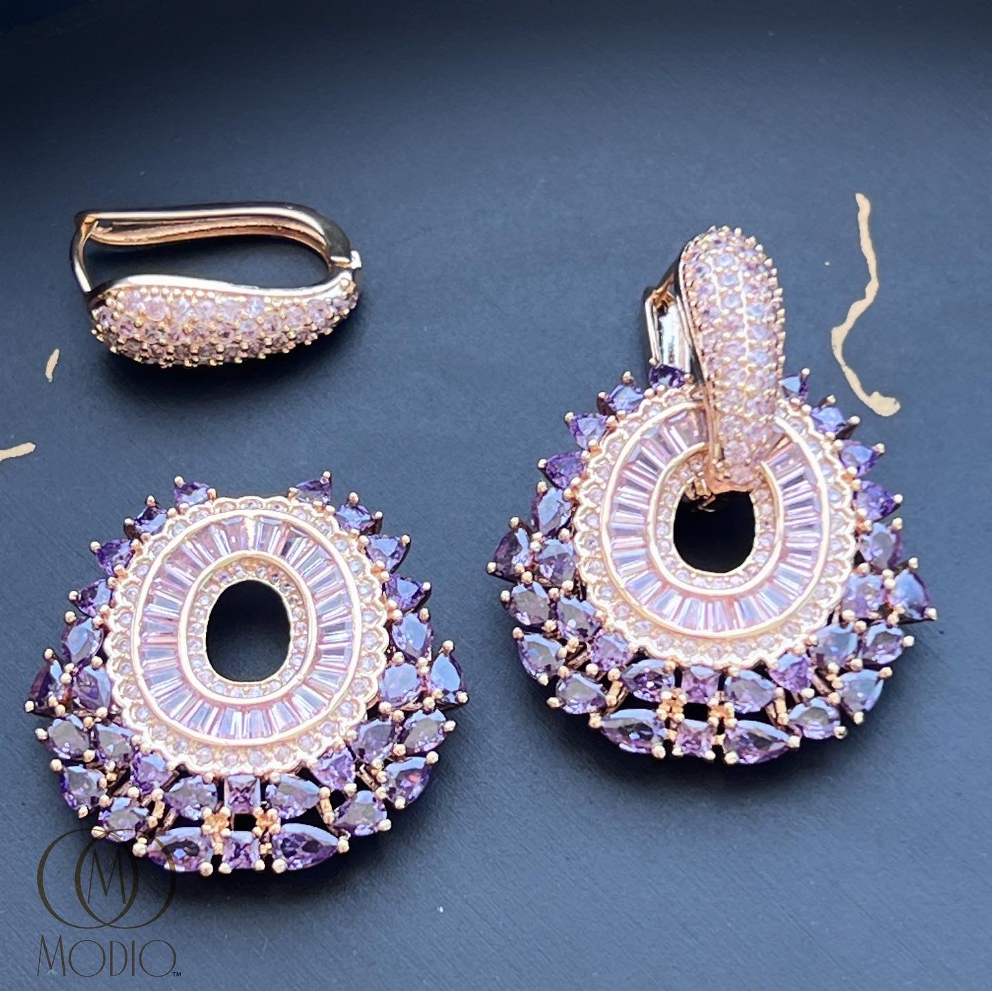 2in1 zirconia Earrings