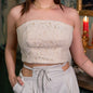 Half moon Crop top