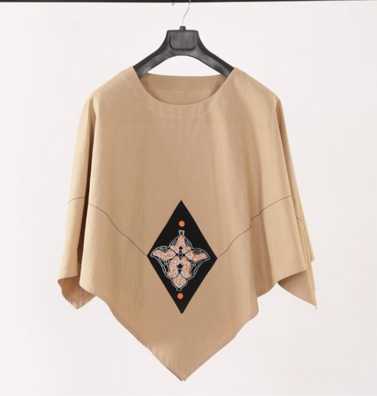 Hand-painted poncho