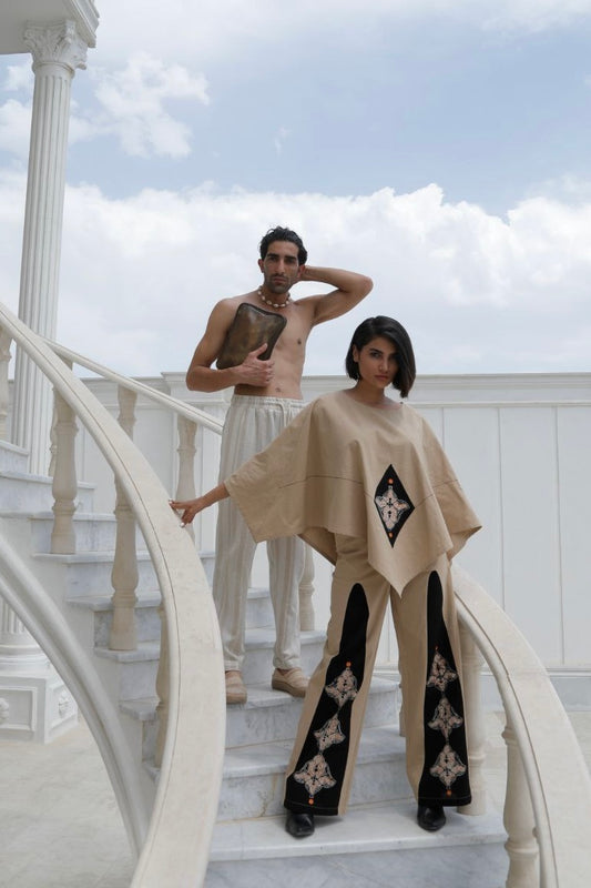 Hand-painted Trousers(Goldasteh)