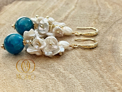 Kyanite earrings