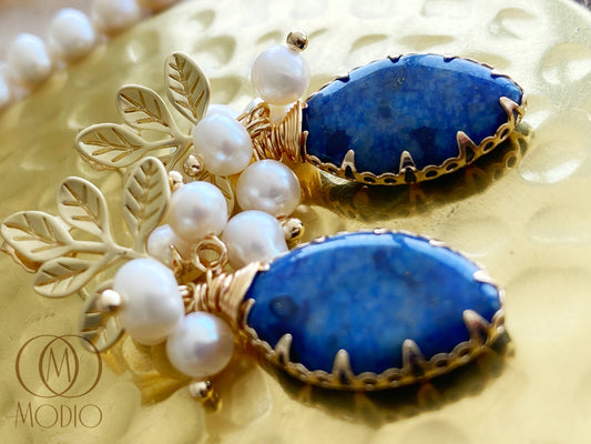 Lapiz lazuli earrings