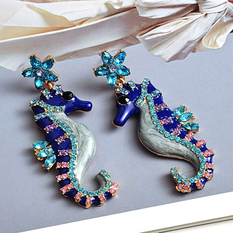 Seahorse earrings