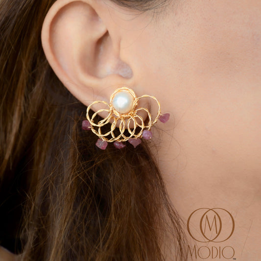 Tourmaline Stud Earrings